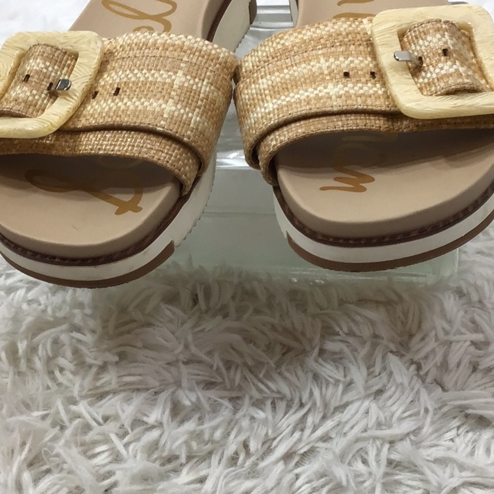 Sam Edelman Women's Ariane Buckle Detail Sandals, 8.5 - Picture 6 of 11